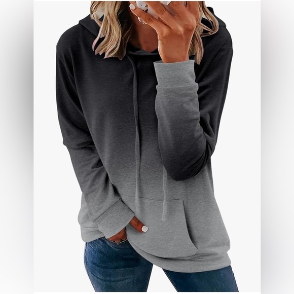 Gray Ombré Hoodie - Picture 7 of 7